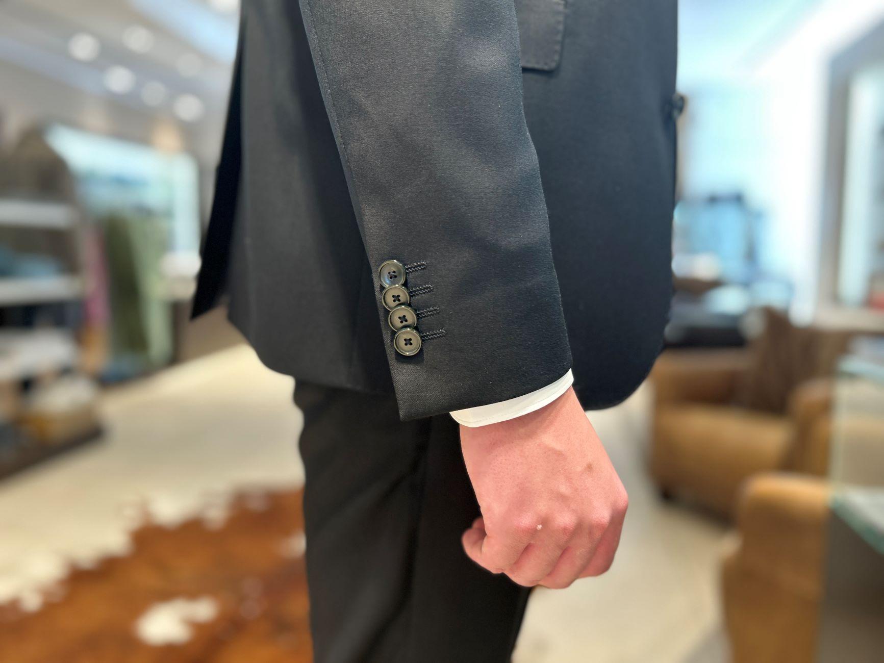 Sakkoärmel nach der Änderung in passender Länge